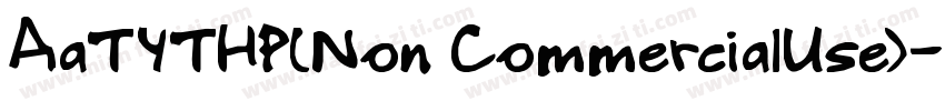 AaTYTHP(Non CommercialUse)字体转换